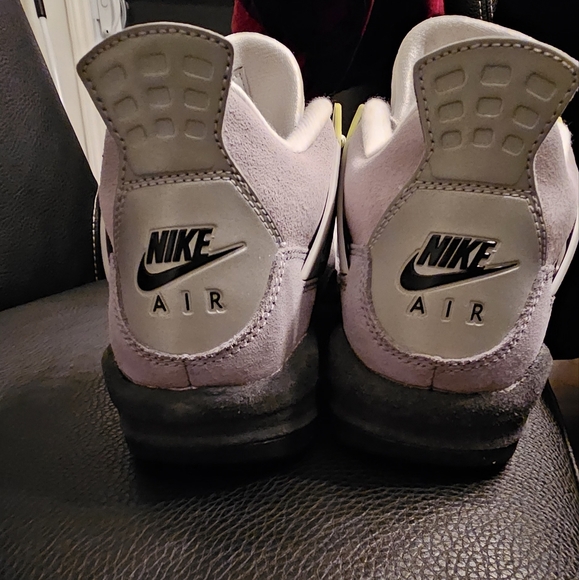 Jordan 4 Retro Mid Neon 95 Size 37.5 - Picture 5 of 10